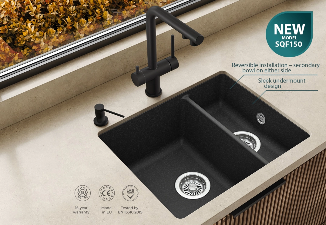 New SQF150 sink from the FORMA collection