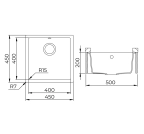 Granite sink SQF102 (2)