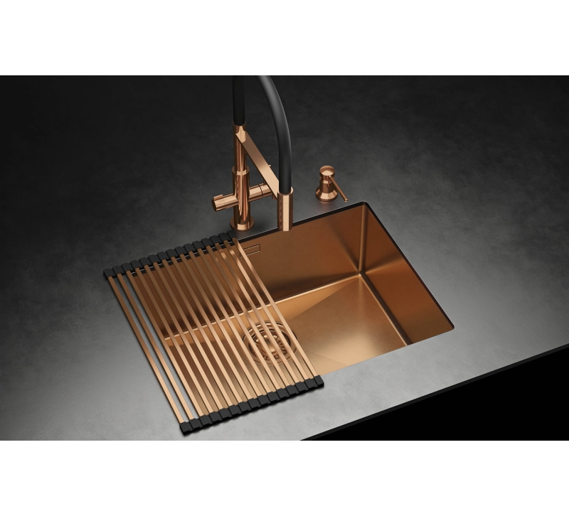 Stainless steel sink  NOVA100L (1)